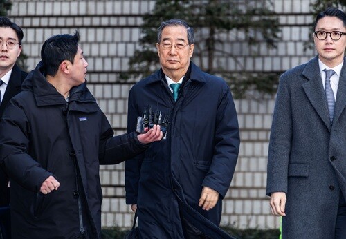 12·3 비상계엄과 관련해 내란 중요임무 종사 혐의로 1심에서 징역 23년을 선고받은 한덕수 전 국무총리에 대해 한 전 총리와 조은석 특별검사팀(내란특검) 모두 항소장을 제출했다. 사진 = 최준필 기자