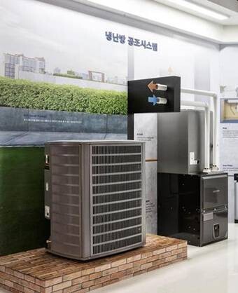 경동나비엔 하이드로 퍼내스와 히트펌프. 사진=경동나비엔