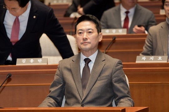 1월 29일 오전 서울 여의도 국회 예결위장에서 열린 국민의힘 의원총회에 장동혁 대표가 참석했다. 사진=이종현 기자