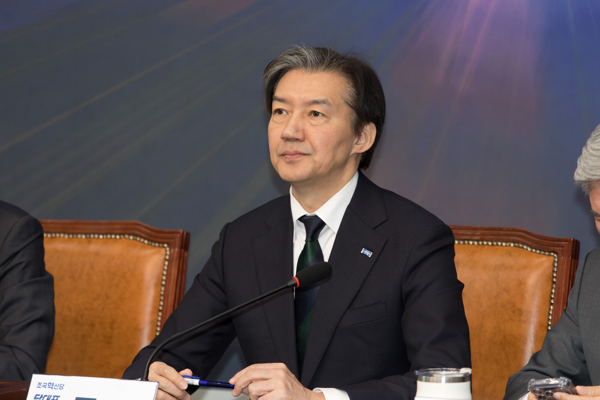 조국 조국혁신당 대표가 더불어민주당이 제안한 ‘연대와 통합을 위한 추진준비위원회’ 구성에 동의했다. 사진 = 이종현 기자
