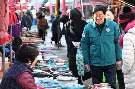 민생현장 점검 장면. 사진=기장군 제공
