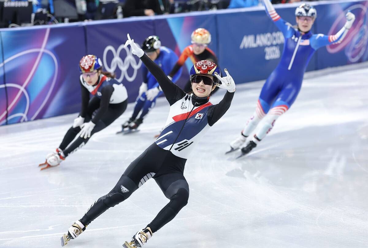 쇼트트랙 여자 1500m에서 금메달을 딴 김길리. 사진=연합뉴스