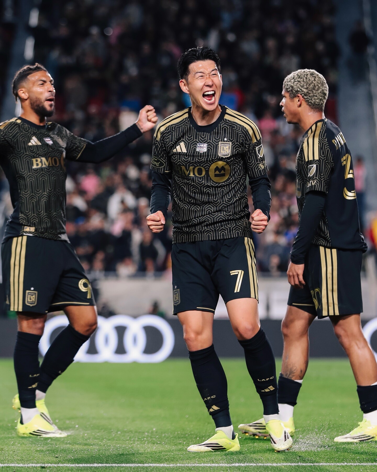 손흥민이 MLS 개막전에서 메시의 인터 마이애미에 3-0 완승을 거뒀다. 사진=LA FC 페이스북