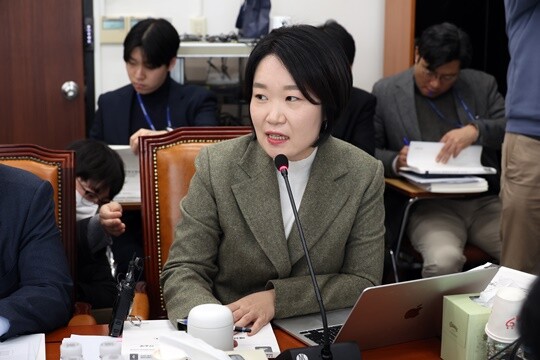 지난해 11월 17일 서울 여의도 국회에서 열린 예산결산특별위원회 예산안 조정소위원회에서 더불어민주당 이소영 간사가 발언하고 있다. 사진=연합뉴스