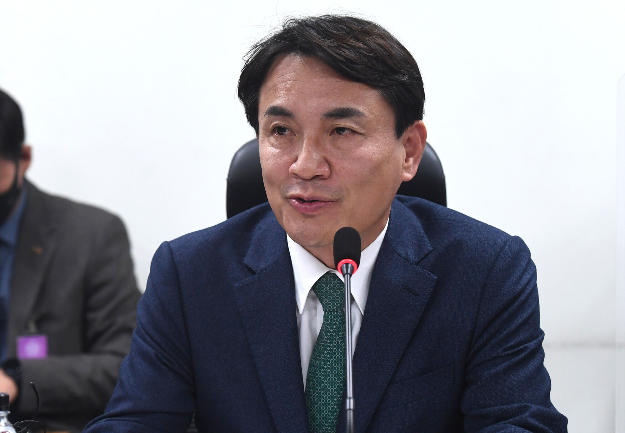 김진태 강원도지사. 사진=박은숙 기자