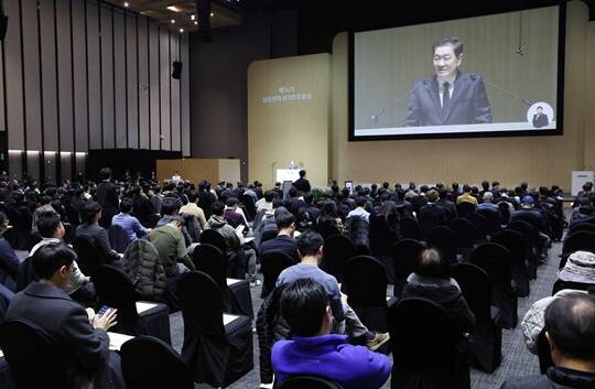 지난해 열린 삼성전자 주주총회 전경으로 기사의 특정내용과 관련없음. 사진=박정훈 기자