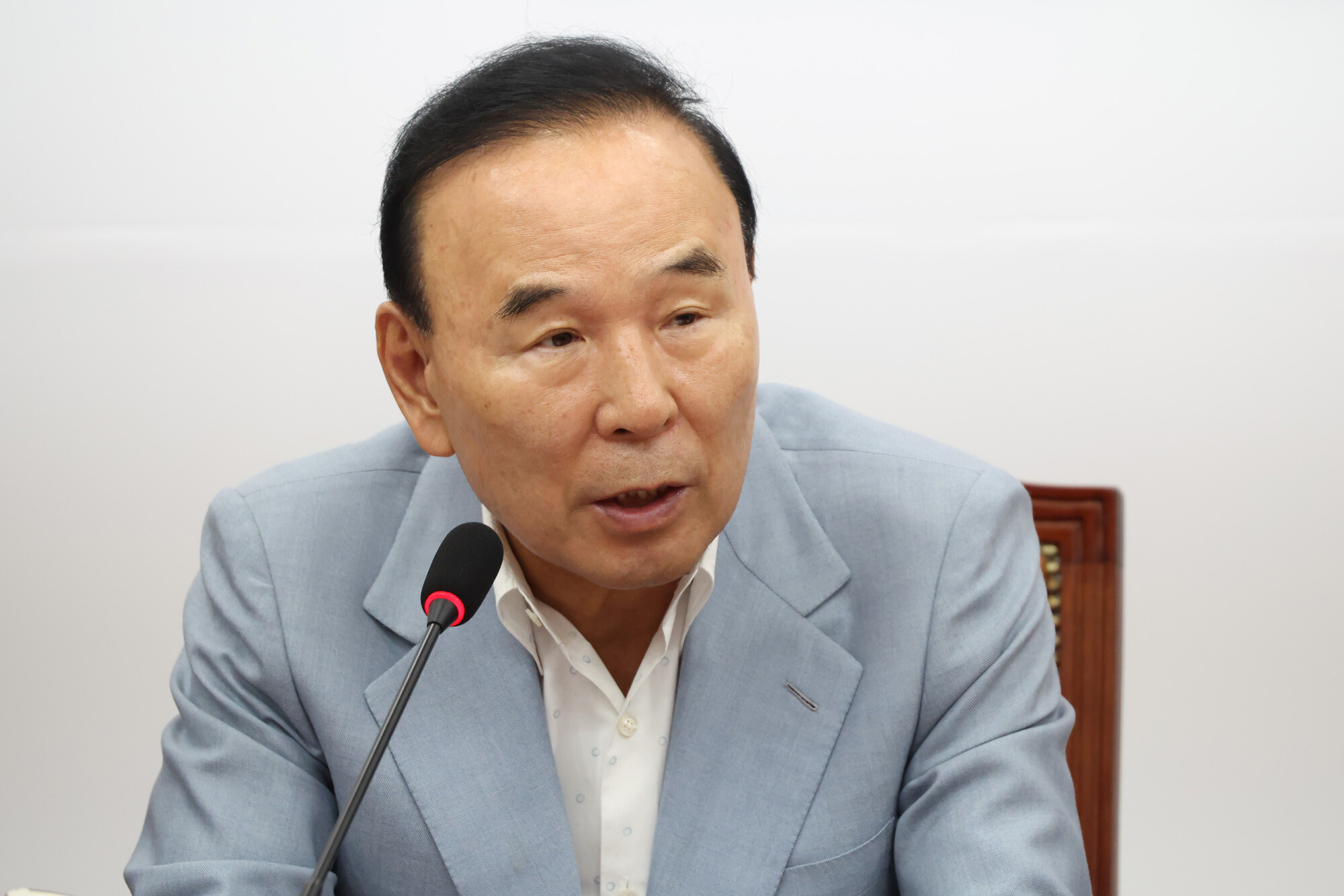 박덕흠 국민의힘 공천관리위원장. 사진=박은숙 기자