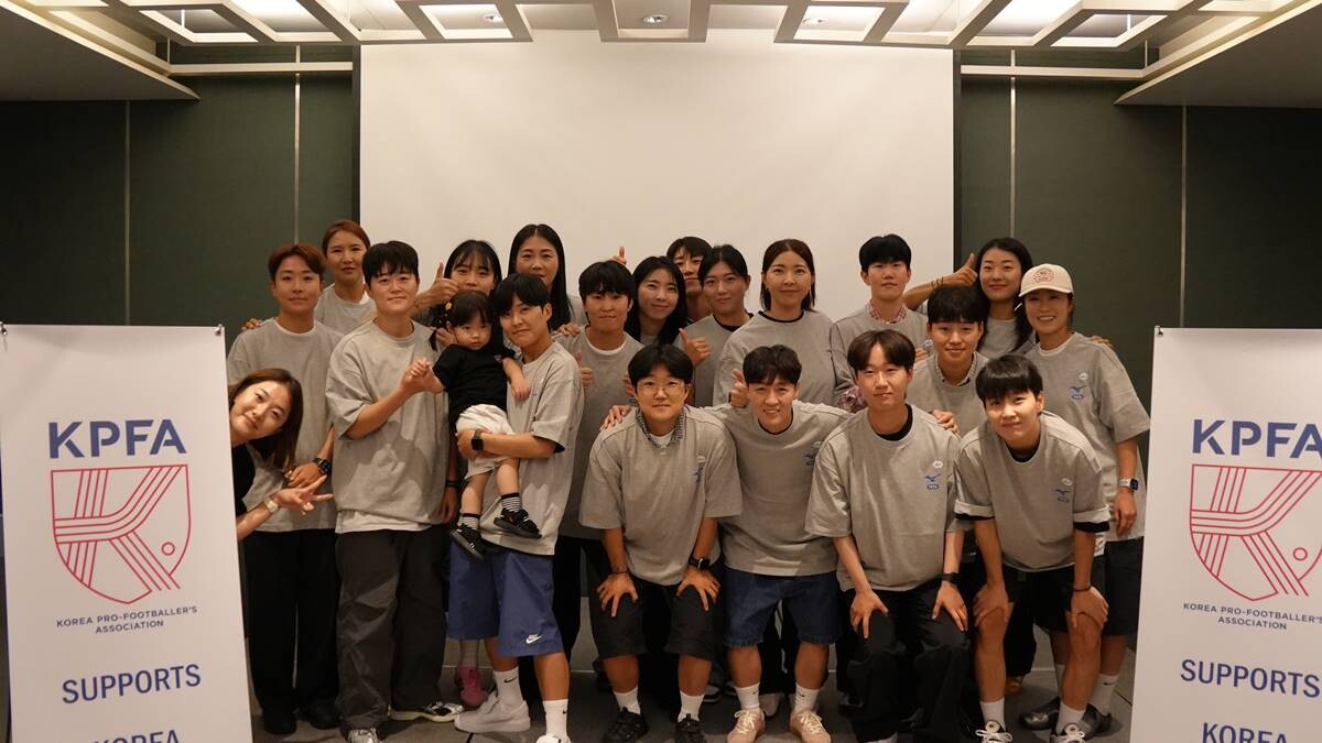 한국프로축구선수협회 회장을 맡고 있는 지소연 선수는 "어린 선수들이 좋은 환경에서 축구를 할 수 있도록 돕는 것은 선수협이 해야 할 일"이라고 말했다. 사진=한국프로축구선수협회 제공