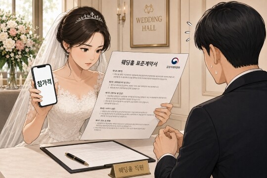 당국은 소비자들이 공정위가 제시한 표준약관을 업체가 적용하고 있는지, 과도한 위약금을 설정하지 않았는지 잘 살펴달라고 당부했다. 사진=챗GPT 생성 이미지