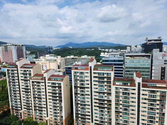경기도 성남시 분당구 양지마을 1단지 금호아파트 전경. 사진=남경식 기자