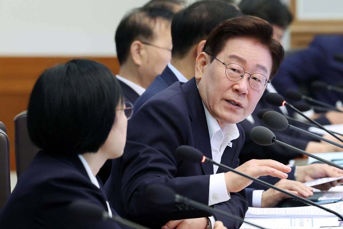 이재명 대통령이 지난 7월 14일 청와대에서 열린 국무회의에서 발언하고 있다. 사진=연합뉴스