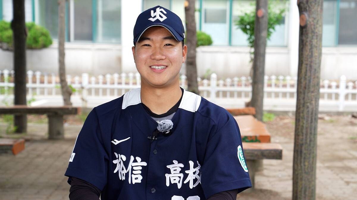 유신고 투수 이승원은 2학년이던 지난 2025년 6월 팔꿈치 수술을 진행했다. 현재 경기에 출전하면서 감각을 끌어올리고 있다. 사진=류나현 PD