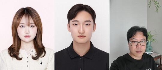 왼쪽부터 정서영 작가, 김재현 작가, 손지훈 작가