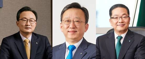 왼쪽부터 이환주 KB국민은행장, 정상혁 신한은행장, 이호성 하나은행장. 사진=각 은행 제공