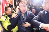 미래한국당 창당대회서 외친 “가짜정당 해산하라”