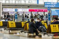 인천국제공항 찾은 해외 여행객들