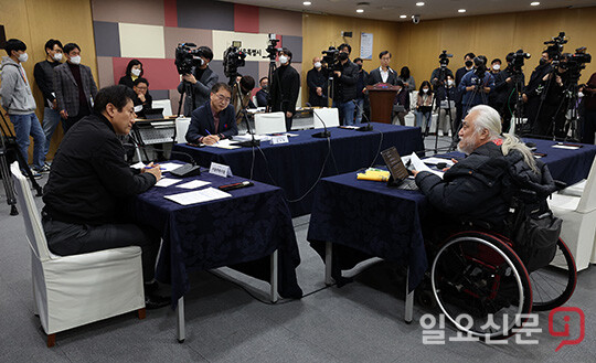 오세훈 서울시장, 전국장애인차별철폐연대와의 간담회