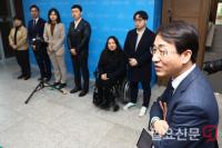 박지현 기자회견 함께 한 비이재명계 이원욱 의원