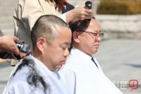 '윤석열 파면' 촉구 삭발