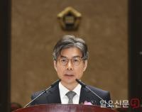 취임사 하는 마용주 신임 대법관